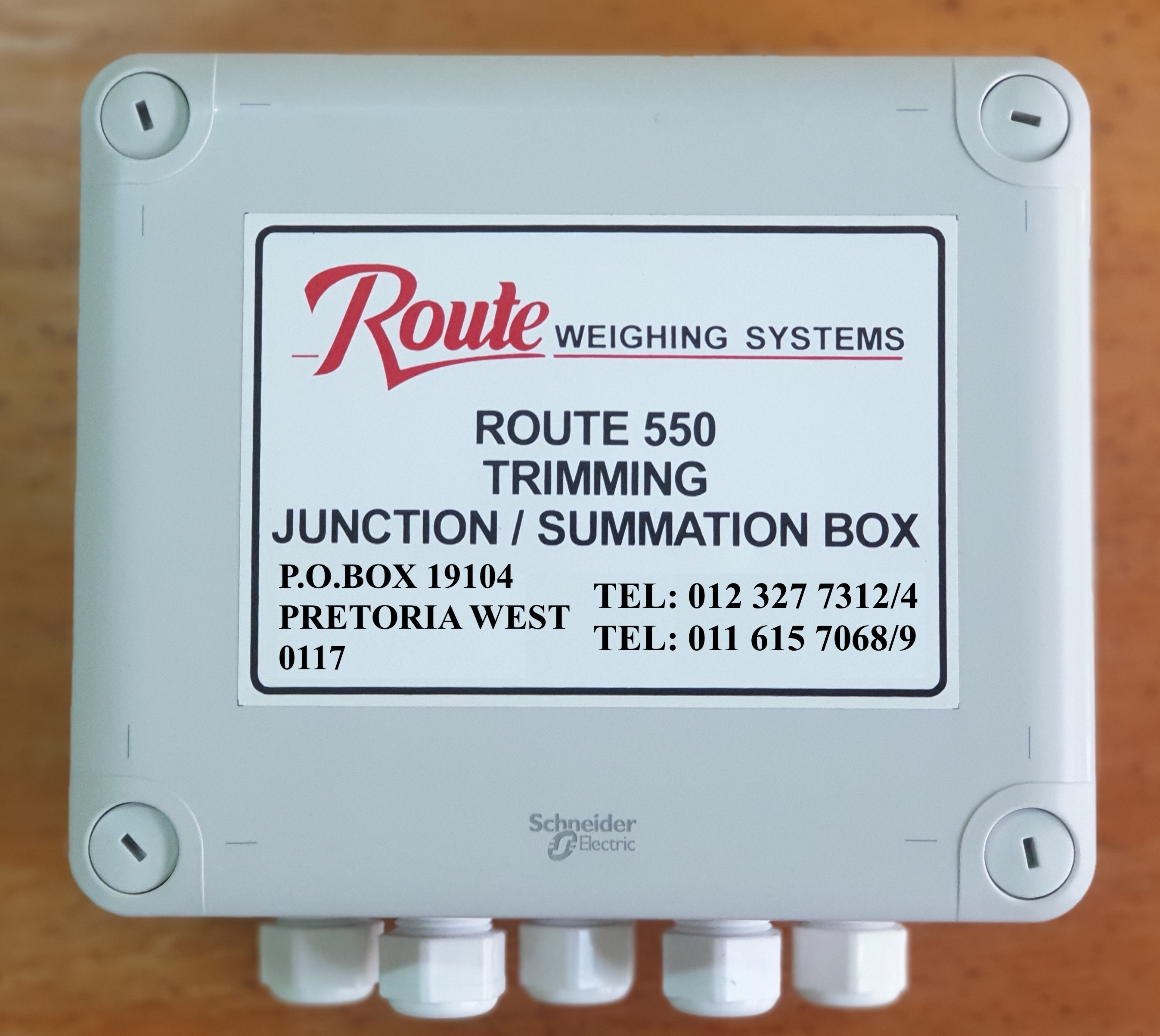 Route 540 Junction Summation box from loadcell Manufacturiung